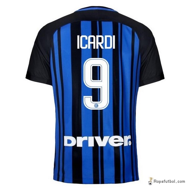 Camiseta Inter de Milán Replica Primera Ropa Icardi 2017/18